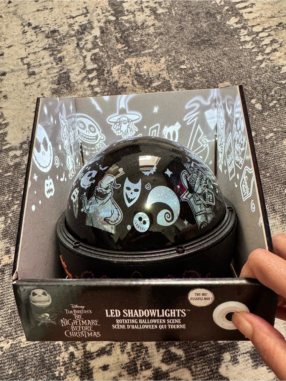 Disney The Nightmare Before Christmas LED Shadowlight - Black